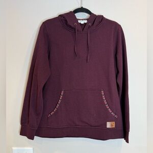 🔥NWOT Orvis Women's Burgundy Hoodie Sweater Size M🔥